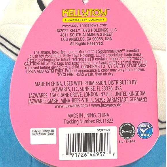 SQUISHMALLOWS  6.5" Hello Kitty Sailor Blue NWT - Picture 6 of 7